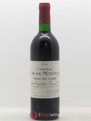 Château Cap de Mourlin Grand Cru Classé  1989 - Lot of 1 Bottle