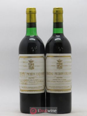 Château Pichon Longueville Comtesse de Lalande 2ème Grand Cru Classé  1976 - Lot of 2 Bottles