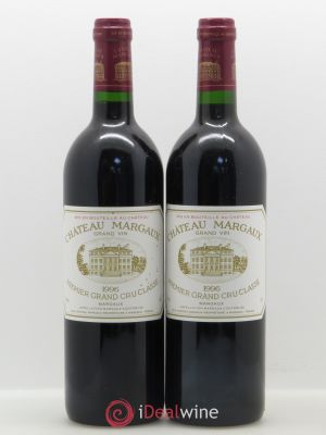 Château Margaux 1er Grand Cru Classé  1996 - Lot of 2 Bottles