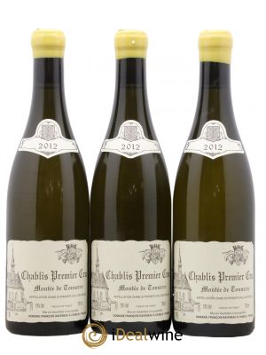 Chablis 1er Cru Montée de Tonnerre Raveneau (Domaine)  2012 - Lot of 3 Bottles