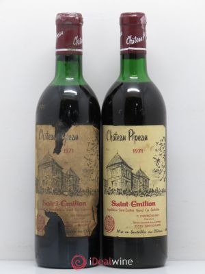 Château Pipeau  1971 - Lot of 2 Bottles