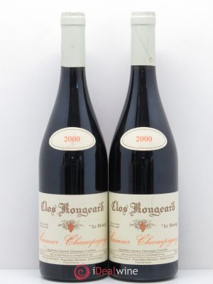 Saumur-Champigny Le Bourg Clos Rougeard  2000 - Lot of 2 Bottles