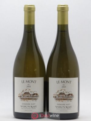 Vouvray Le Mont Sec Huet (Domaine)  2005 - Lot of 2 Bottles