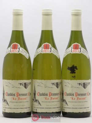 Chablis 1er Cru La Forest René et Vincent Dauvissat  2011 - Lot of 3 Bottles