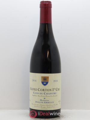 Aloxe-Corton 1er Cru Clos du Chapitre Follin-Arbelet (Domaine)  2016 - Lot of 1 Bottle