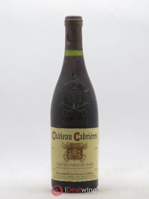 Châteauneuf-du-Pape Château Cabrieres 1992 - Lot of 1 Bottle