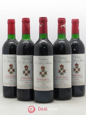 Château le Bon Pasteur  1986 - Lot of 5 Bottles