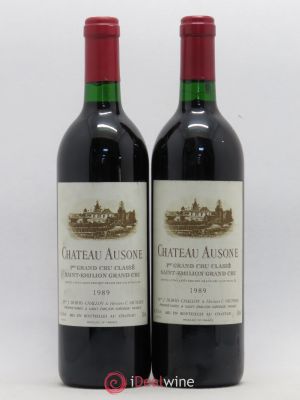 Château Ausone 1er Grand Cru Classé A  1989 - Lot of 2 Bottles
