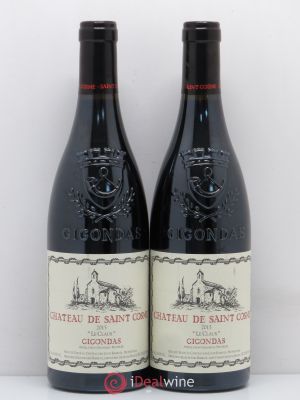 Gigondas Le Claux Saint Cosme  2015 - Lot of 2 Bottles