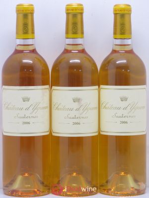 Château d'Yquem 1er Cru Classé Supérieur  2006 - Lot of 3 Bottles