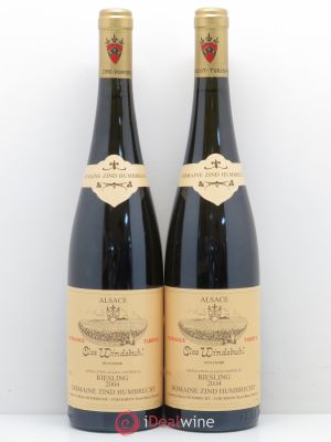 Riesling Vendanges Tardives Zind-Humbrecht (Domaine) Clos Windsbuhl 2004 - Lot of 2 Bottles
