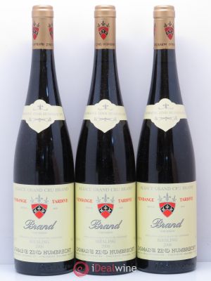 Riesling Grand Cru Brand Zind-Humbrecht (Domaine) Vendanges Tardives Turckheim 2006 - Lot of 3 Bottles