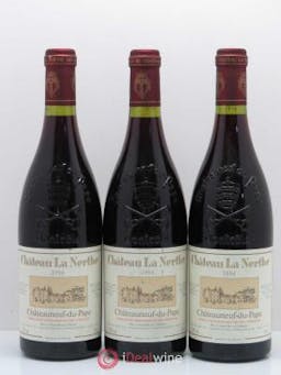 Châteauneuf-du-Pape Château la Nerthe Famille Richard  1994 - Lot of 3 Bottles