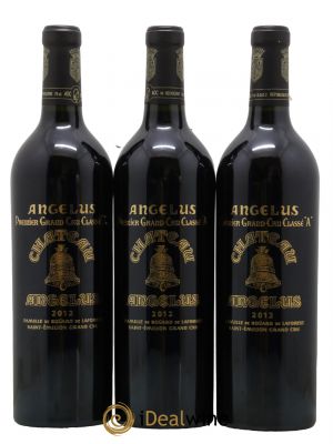 Château Angélus 1er Grand Cru Classé A  2012 - Lot of 3 Bottles