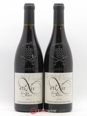 Châteauneuf-du-Pape Elixir des Papes Domaine Berthet Capeau (no reserve) 2013 - Lot of 2 Bottles