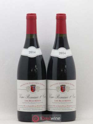Vosne-Romanée 1er Cru Les Beaumonts Domaine Francois Confuron Gindre 2014 - Lot of 2 Bottles