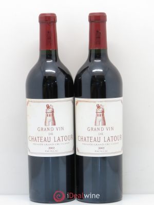 Château Latour 1er Grand Cru Classé  2002 - Lot de 2 Bouteilles