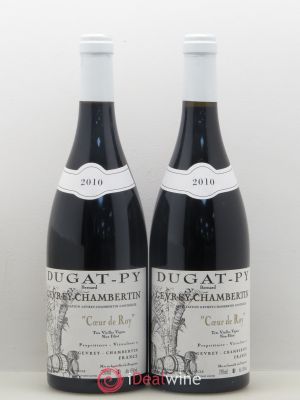 Gevrey-Chambertin Coeur de Roy Bernard Dugat-Py Très Vieilles Vignes  2010 - Lot of 2 Bottles