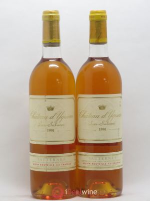 Château d'Yquem 1er Cru Classé Supérieur  1991 - Lot of 2 Bottles