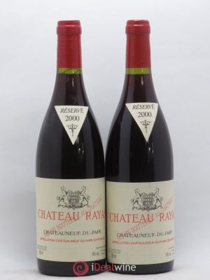 Châteauneuf-du-Pape Château Rayas Reynaud  2000 - Lot of 2 Bottles