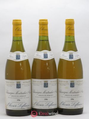 Chassagne-Montrachet 1er Cru Abbaye de Morgeot Olivier Leflaive  1996 - Lot of 3 Bottles