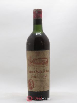 Saint-Émilion Grand Cru Château Saint Julien 1945 - Lot of 1 Bottle