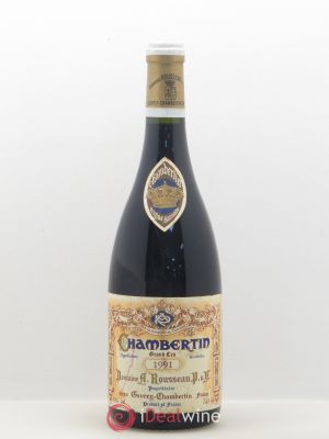 Chambertin Grand Cru Armand Rousseau (Domaine)  1991 - Lot of 1 Bottle