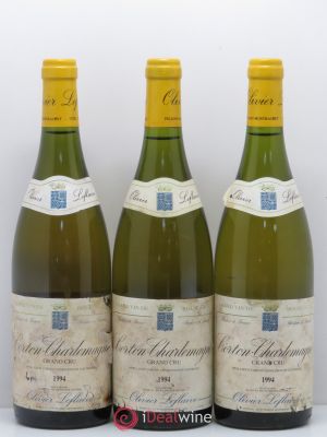 Corton-Charlemagne Grand Cru Olivier Leflaive 1994 - Lot of 3 Bottles