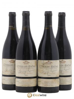 Côtes du Rhône Cuvee Guy Louis Tardieu Laurent 1998 - Lot of 4 Bottles