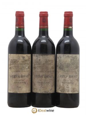 Château Rouget  1995 - Lot of 3 Bottles