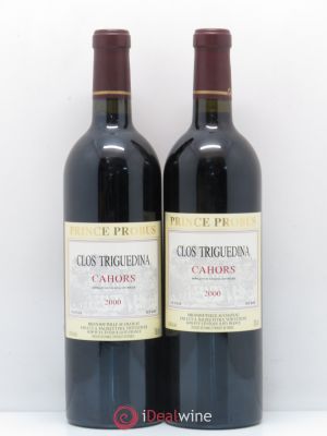 Cahors Clos Triguedina Prince Probus  2000 - Lot of 2 Bottles