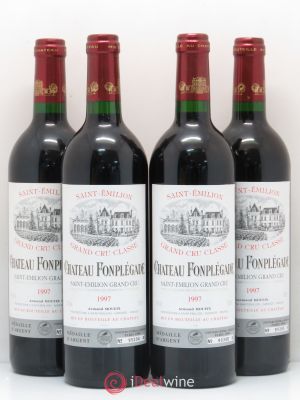 Château Fonplegade Grand Cru Classé  1997 - Lot of 4 Bottles