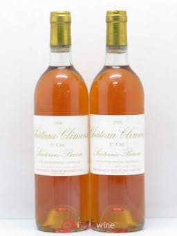 Château Climens 1er Grand Cru Classé  1986 - Lot of 2 Bottles