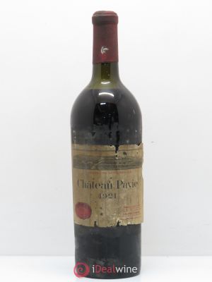 Château Pavie 1er Grand Cru Classé A  1921 - Lot of 1 Bottle