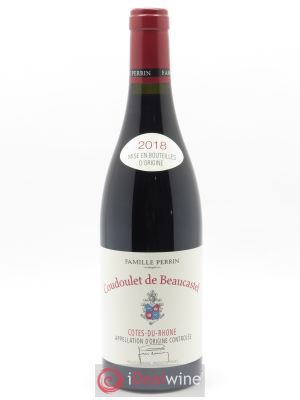 Côtes du Rhône Coudoulet de Beaucastel Jean-Pierre et François Perrin  2018 - Lot de 1 Bouteille
