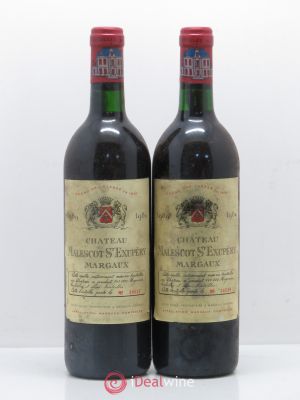 Château Malescot Saint-Exupéry 3ème Grand Cru Classé  1989 - Lot of 2 Bottles