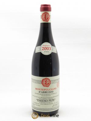Montepulciano d'Abruzzo DOC Vieilles vignes Emidio Pepe  2003 - Lot of 1 Bottle