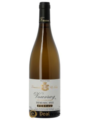 Vouvray Demi-Sec Clos Naudin - Philippe Foreau  2022 - Lot of 1 Bottle