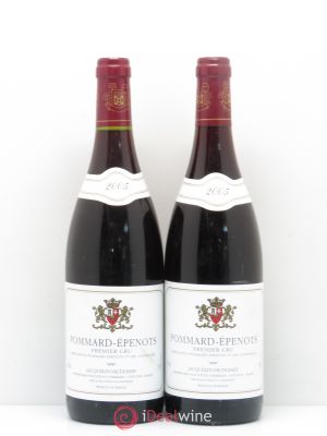 Pommard 1er Cru 1er Cru Les Epenots Domaine Jacquelin Vaudoisey 2005 - Lot of 2 Bottles