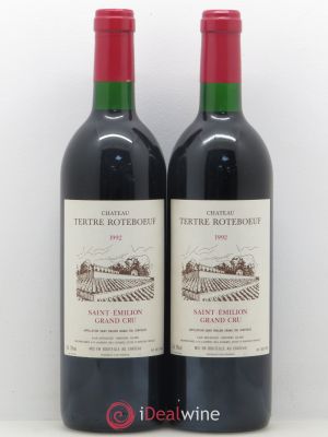 Château Tertre Roteboeuf  1992 - Lot of 2 Bottles