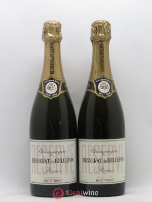 Champagne Besserat de Bellefont Brut Reserve 1969 - Lot de 2 Bouteilles