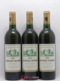 Château Olivier Cru Classé de Graves (sans prix de réserve) 1992 - Lot de 3 Bouteilles
