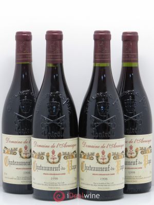 Châteauneuf-du-Pape Domaine de L'Arnesque (no reserve) 1998 - Lot of 4 Bottles