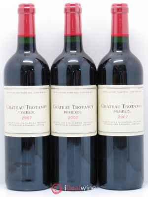 Château Trotanoy  2007 - Lot of 3 Bottles
