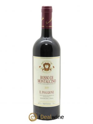 Rosso di Montalcino DOC Il Poggione Lavinio Franceschi  2019 - Lot of 1 Bottle