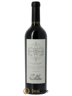 Mendoza Gran Enemigo Gualtallary Single Vineyard El Enemigo 2013 - Lot de 1 Bottiglia