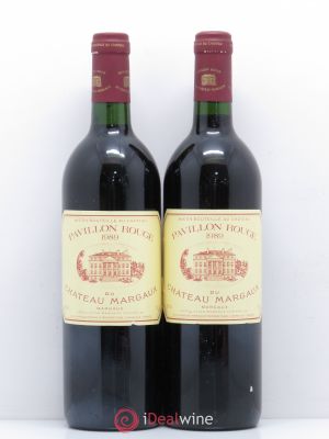 Pavillon Rouge du Château Margaux Second Vin  1989 - Lot of 2 Bottles