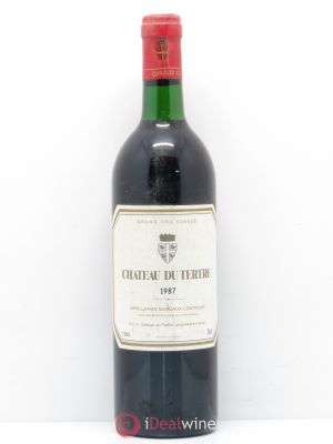 Château du Tertre 5ème Grand Cru Classé  1987 - Lot of 1 Bottle