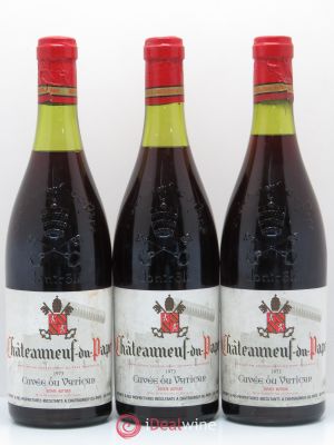 Châteauneuf-du-Pape Cuvée du Vatican Diffonty et Fils (no reserve) 1973 - Lot of 3 Bottles