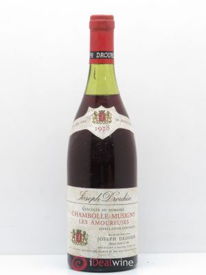 Chambolle-Musigny 1er Cru Les Amoureuses Joseph Drouhin  1978 - Lot of 1 Bottle